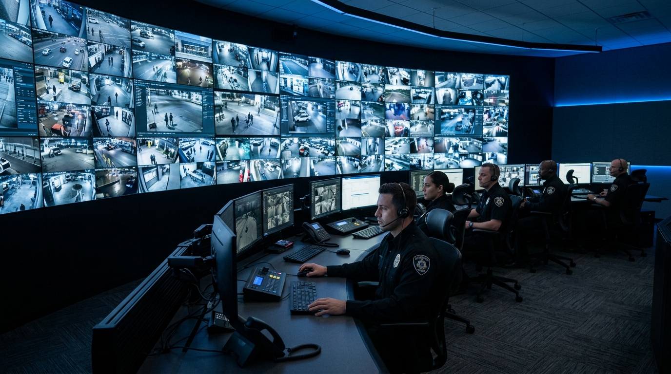 Central de monitoreo de Macrotecno operando las 24 horas